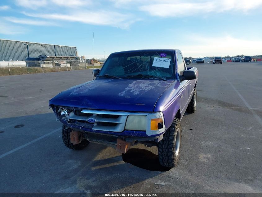 1997 Ford Ranger Splash/Xl/Xlt VIN: 1FTCR10A1VUA38791 Lot: 43797016