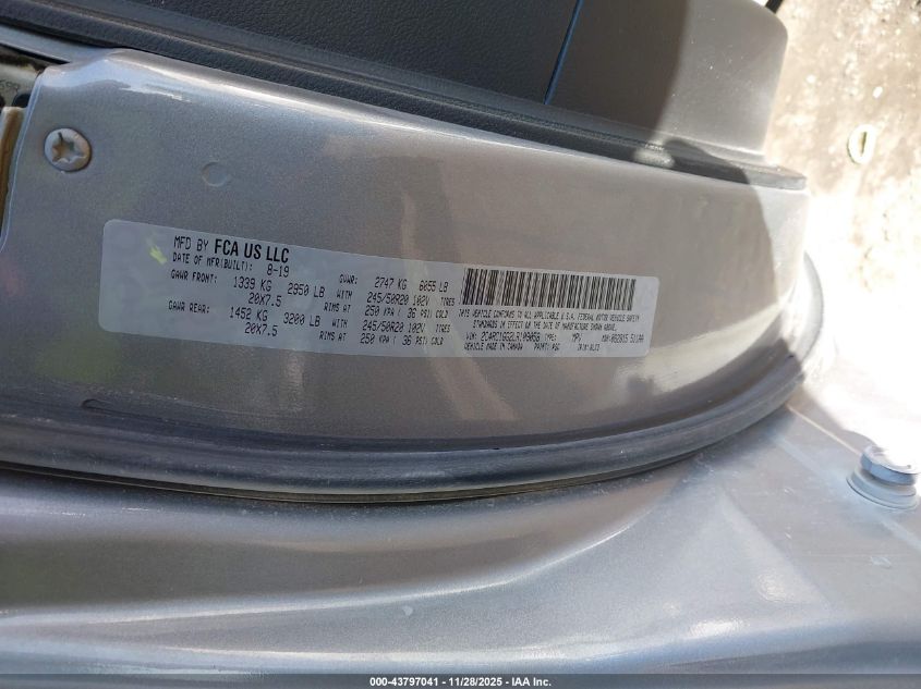 2020 Chrysler Pacifica Limited VIN: 2C4RC1GG2LR109058 Lot: 43797041