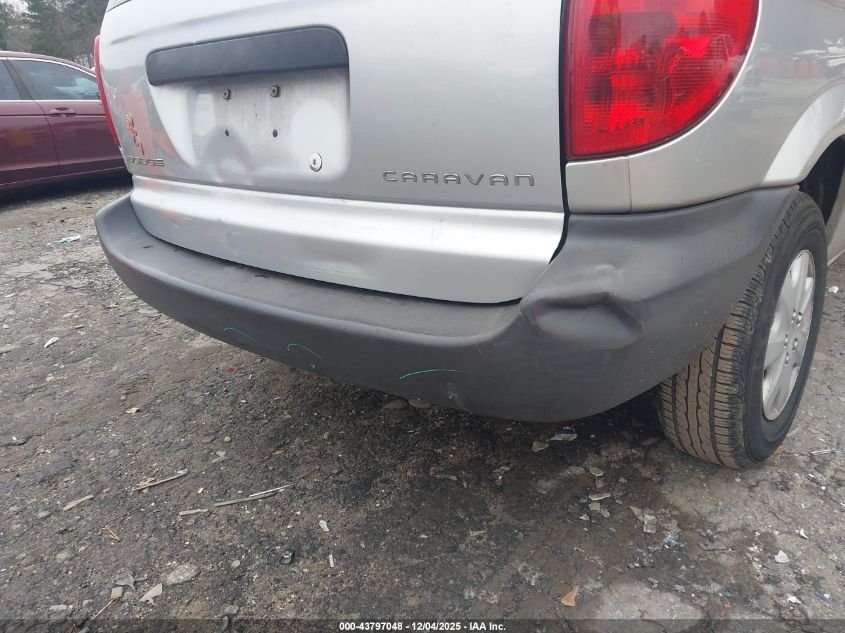 2005 Dodge Caravan Se VIN: 1D4GP25R35B127613 Lot: 43797048