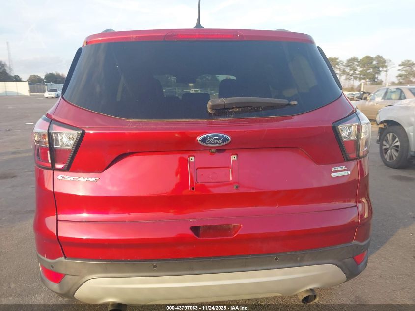 2018 Ford Escape Sel VIN: 1FMCU0HD6JUB34302 Lot: 43797063