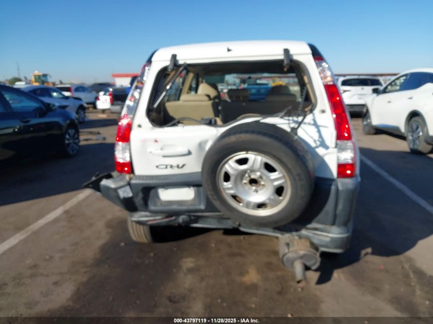 2006 Honda Cr-V Lx VIN: JHLRD78586C037845 Lot: 43797119