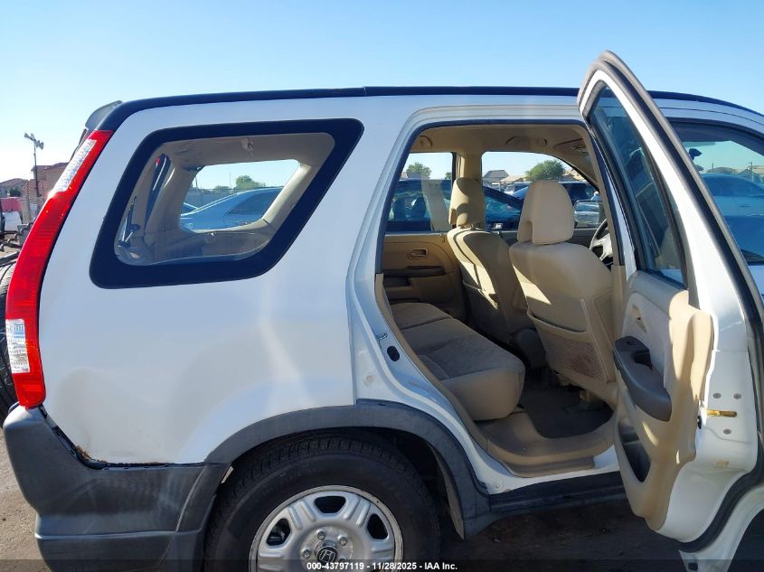 2006 Honda Cr-V Lx VIN: JHLRD78586C037845 Lot: 43797119