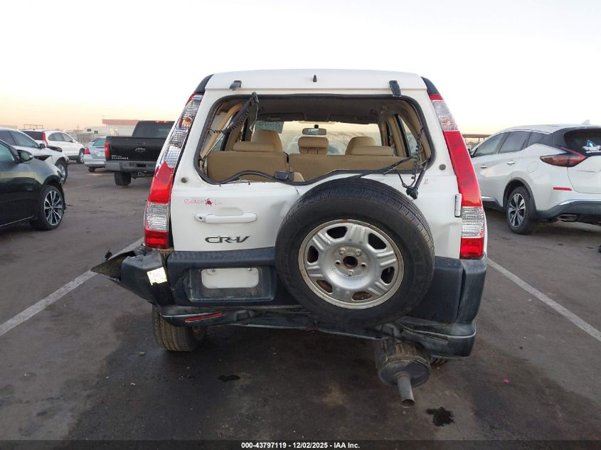 2006 Honda Cr-V Lx VIN: JHLRD78586C037845 Lot: 43797119