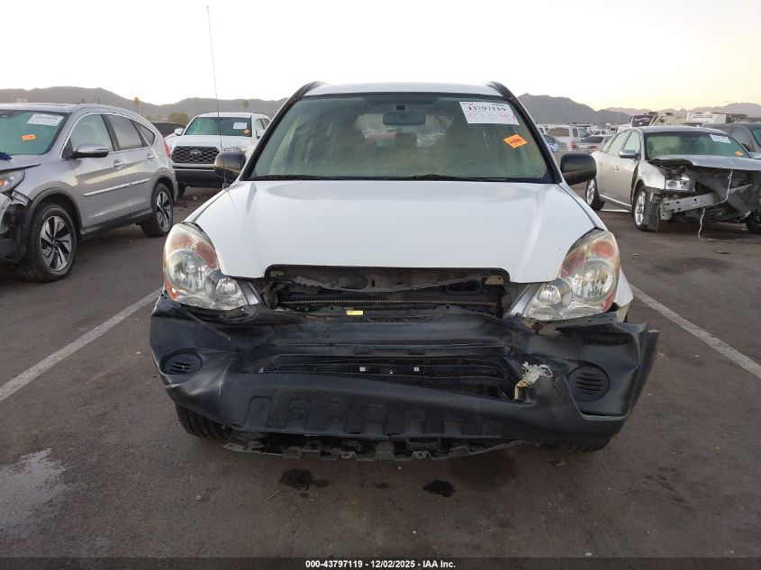 2006 Honda Cr-V Lx VIN: JHLRD78586C037845 Lot: 43797119