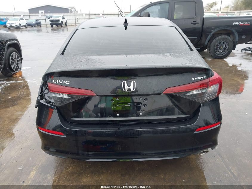 2025 Honda Civic Sport VIN: 2HGFE2F59SH556530 Lot: 43797130