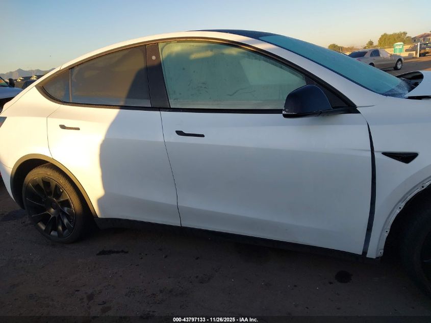 2020 Tesla Model Y Long Range Dual Motor All-Wheel Drive VIN: 5YJYGDEE2LF014630 Lot: 43797133
