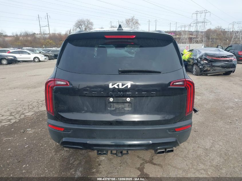 2022 Kia Telluride Ex VIN: 5XYP3DHC1NG303396 Lot: 43797165