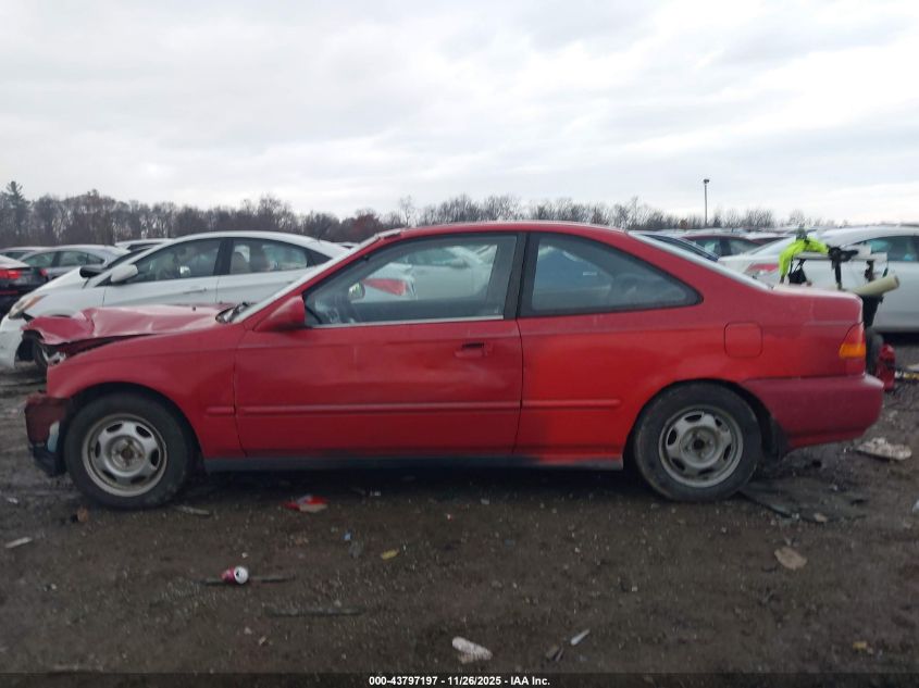 1998 Honda Civic Ex VIN: 1HGEJ8142WL088898 Lot: 43797197