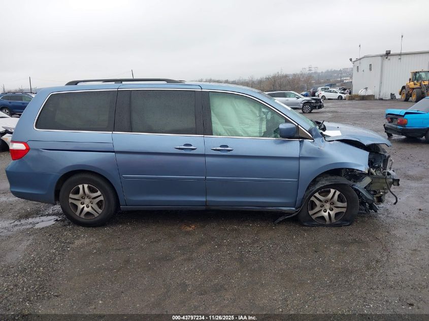 2007 Honda Odyssey Ex-L VIN: 5FNRL387X7B052331 Lot: 43797234