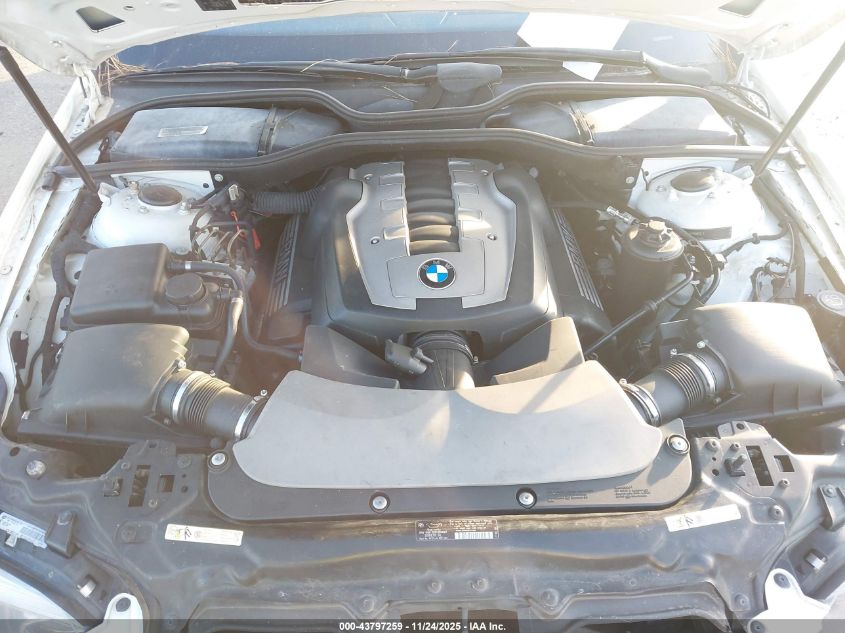 2007 BMW 750Li VIN: WBAHN83577DT65270 Lot: 43797259