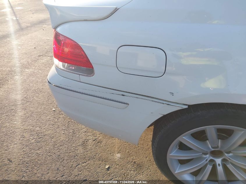 2007 BMW 750Li VIN: WBAHN83577DT65270 Lot: 43797259