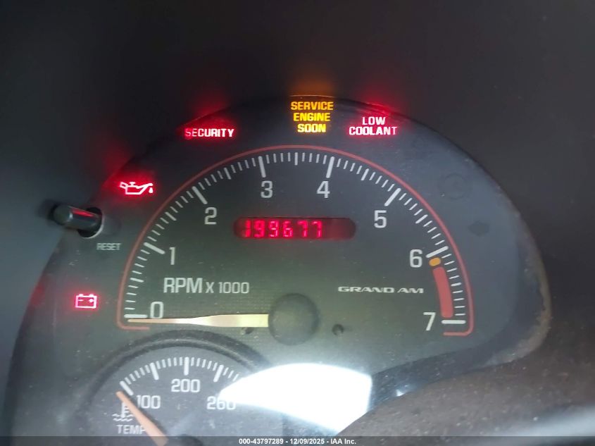 2005 Pontiac Grand Am Se VIN: 1G2NE52E25M164657 Lot: 43797289