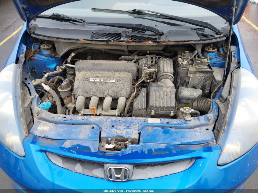 2008 Honda Fit Sport VIN: JHMGD386X8S013639 Lot: 43797298