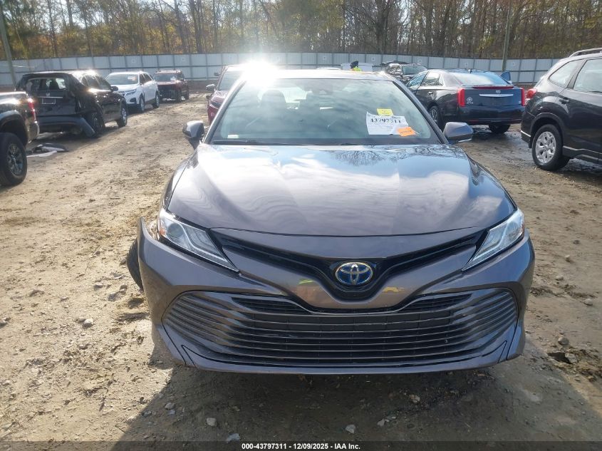 2019 Toyota Camry Hybrid Xle VIN: 4T1B21HK3KU514317 Lot: 43797311