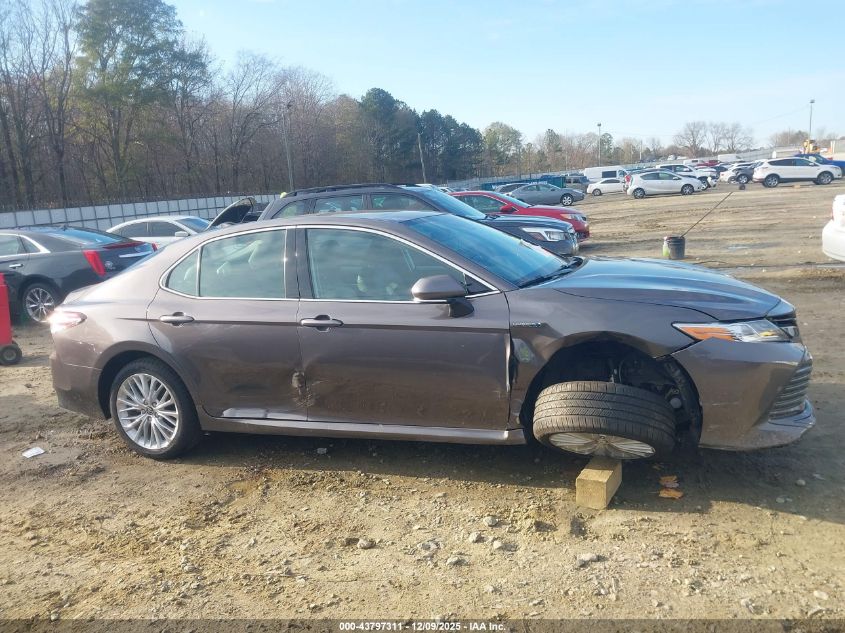 2019 Toyota Camry Hybrid Xle VIN: 4T1B21HK3KU514317 Lot: 43797311