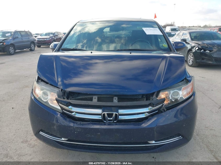 2015 Honda Odyssey Ex-L VIN: 5FNRL5H62FB025822 Lot: 43797352