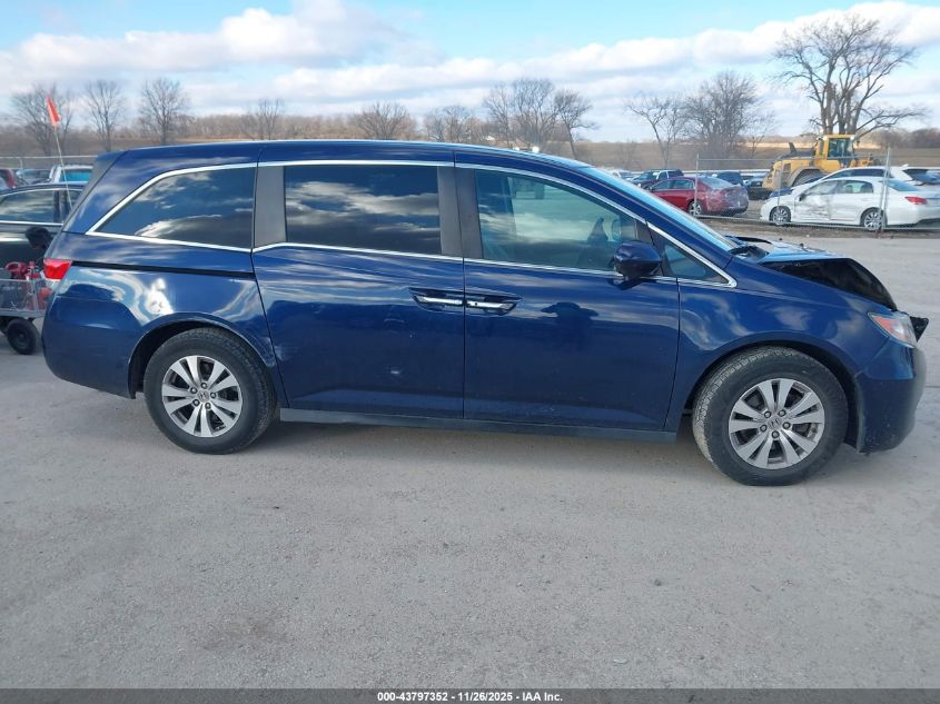 2015 Honda Odyssey Ex-L VIN: 5FNRL5H62FB025822 Lot: 43797352