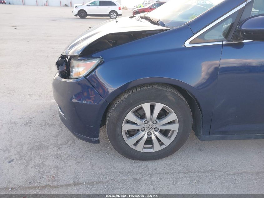 2015 Honda Odyssey Ex-L VIN: 5FNRL5H62FB025822 Lot: 43797352