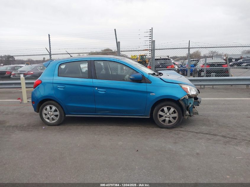 2015 Mitsubishi Mirage Es VIN: ML32A4HJ2FH052317 Lot: 43797364