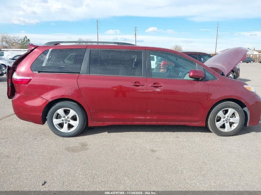 2020 Toyota Sienna Le VIN: 5TDKZ3DC3LS041941 Lot: 43797365