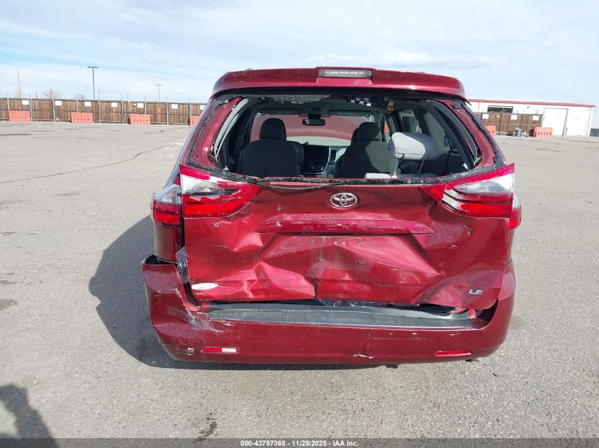 2020 Toyota Sienna Le VIN: 5TDKZ3DC3LS041941 Lot: 43797365