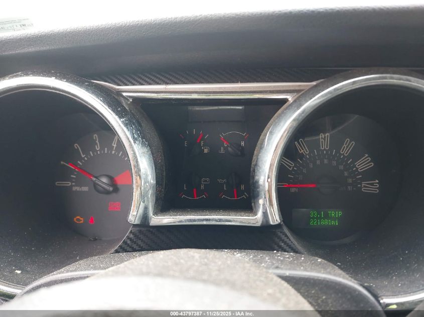 2007 Ford Mustang V6 Deluxe/V6 Premium VIN: 1ZVFT80N175234069 Lot: 43797387