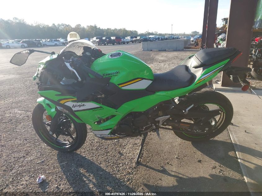 2025 Kawasaki Ex500 H VIN: ML5EXGH1XSDA62165 Lot: 43797426