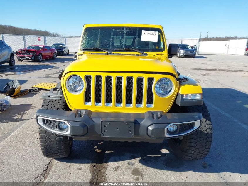 2020 Jeep Wrangler Unlimited Sahara VIN: 1C4HJXEN9LW125402 Lot: 43797453