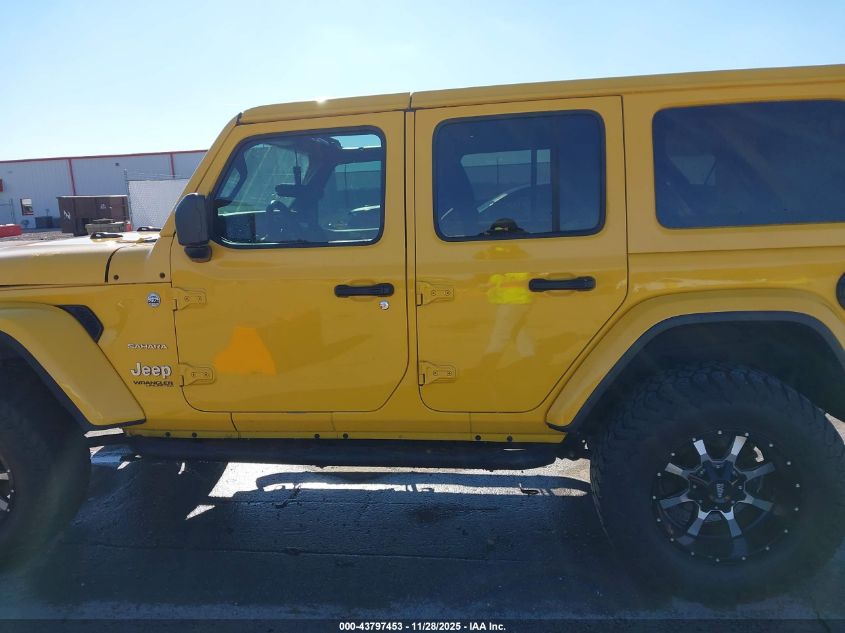 2020 Jeep Wrangler Unlimited Sahara VIN: 1C4HJXEN9LW125402 Lot: 43797453