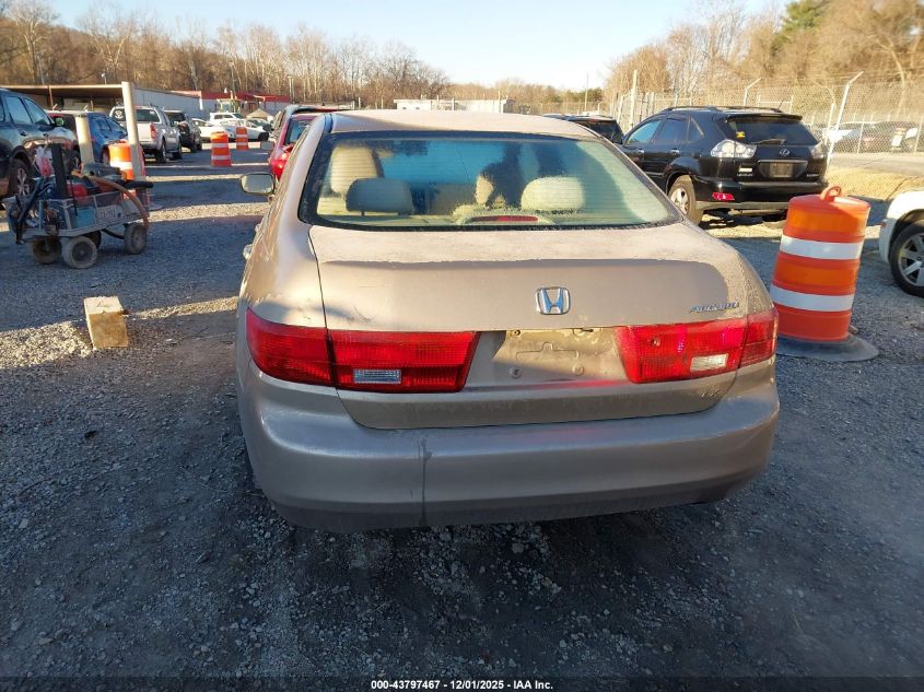 2005 Honda Accord 2.4 Lx VIN: 1HGCM56485A121337 Lot: 43797467