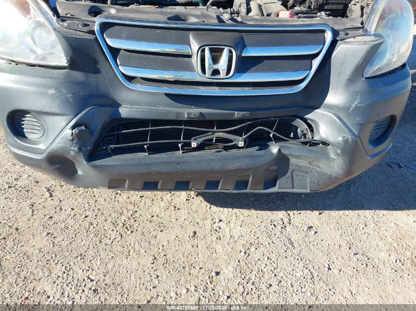 2006 Honda Cr-V Lx VIN: JHLRD685X6C014643 Lot: 43797489