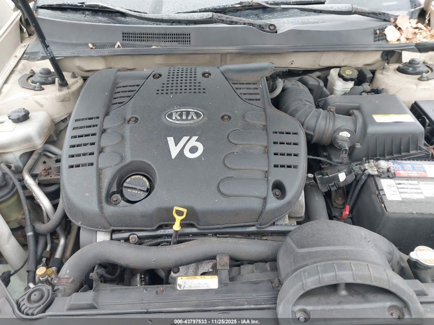 2007 Kia Optima Ex V6 VIN: KNAGE124X75091679 Lot: 43797533