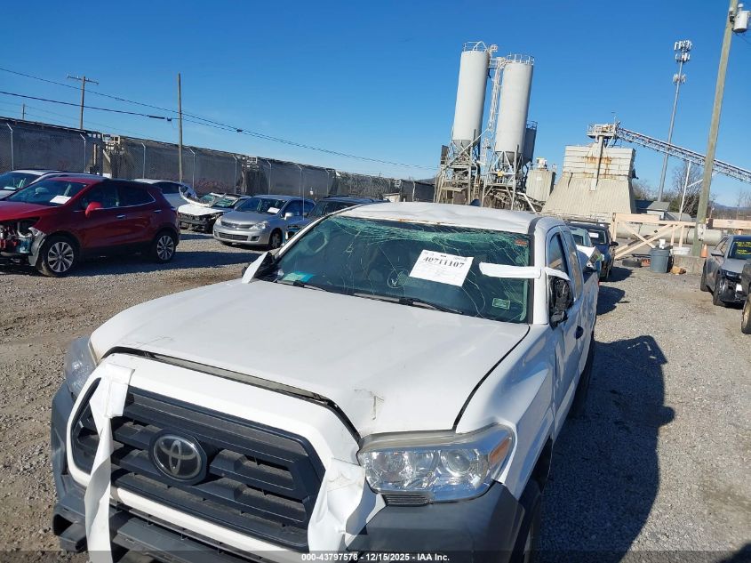 2020 Toyota Tacoma Sr VIN: 5TFRX5GN6LX167590 Lot: 43797578