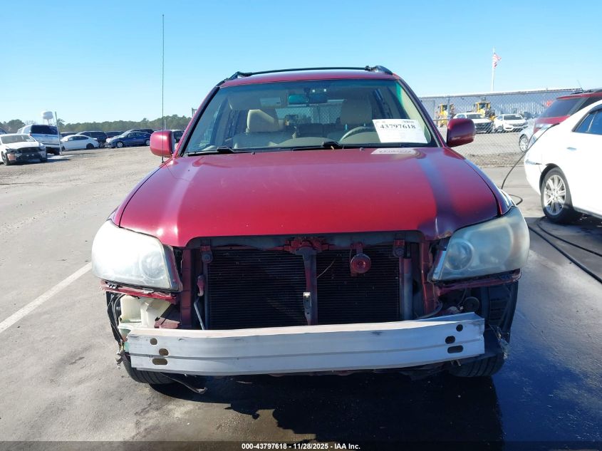 2005 Toyota Highlander V6 VIN: JTEEP21A050068533 Lot: 43797618