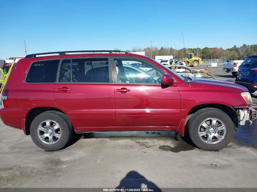 2005 Toyota Highlander V6 VIN: JTEEP21A050068533 Lot: 43797618