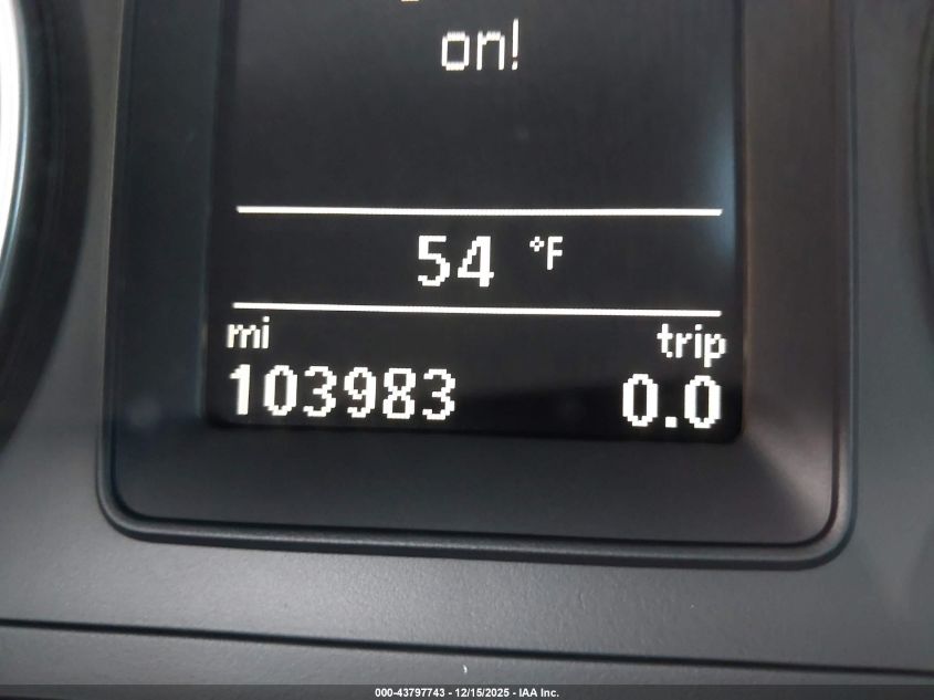 2014 Volkswagen Tiguan Se VIN: WVGAV3AX7EW583461 Lot: 43797743