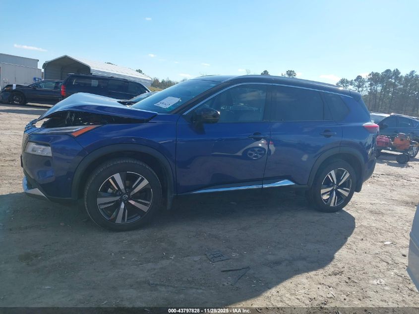 2021 Nissan Rogue Platinum Intelligent Awd VIN: JN8AT3DD7MW305884 Lot: 43797828