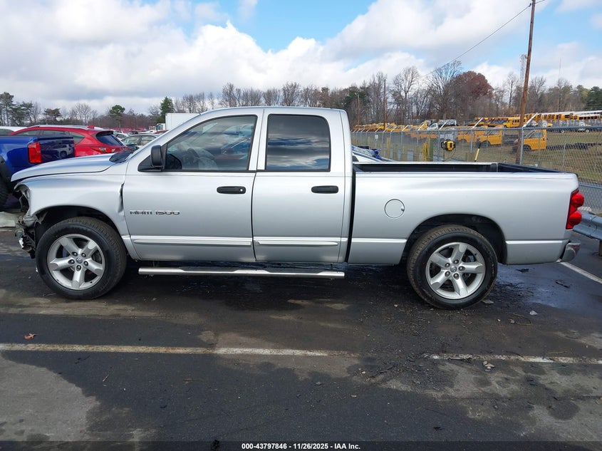 2007 Dodge Ram 1500 Slt VIN: 1D7HA18P17S172694 Lot: 43797846