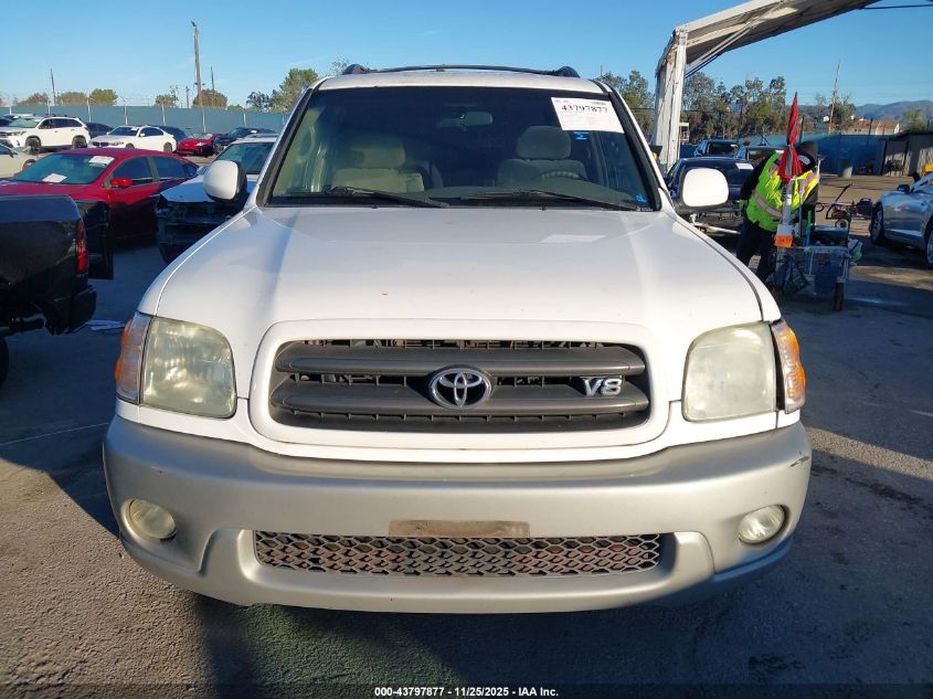 2003 Toyota Sequoia Sr5 V8 VIN: 5TDZT34A43S152397 Lot: 43797877
