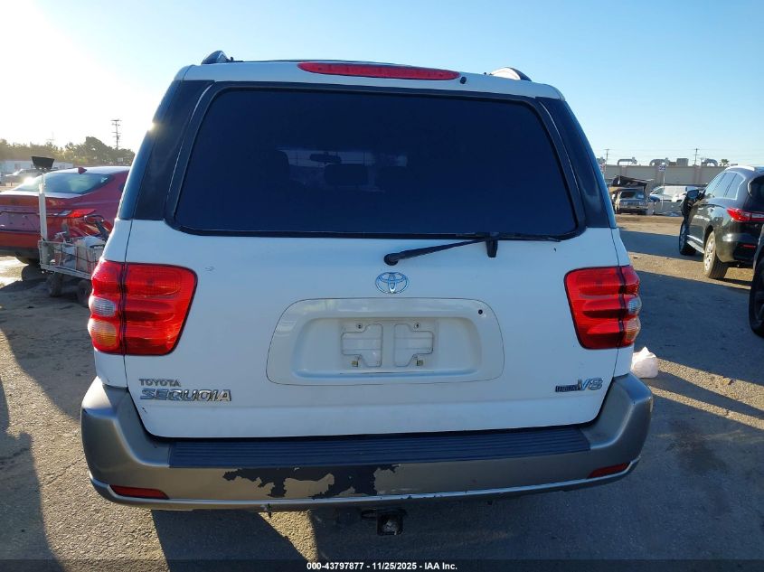 2003 Toyota Sequoia Sr5 V8 VIN: 5TDZT34A43S152397 Lot: 43797877