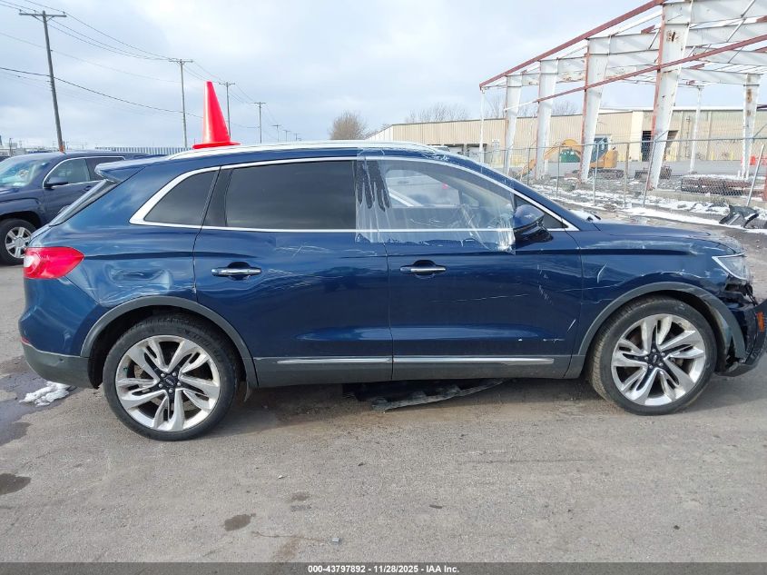 2017 Lincoln Mkx Reserve VIN: 2LMPJ8LP6HBL38211 Lot: 43797892