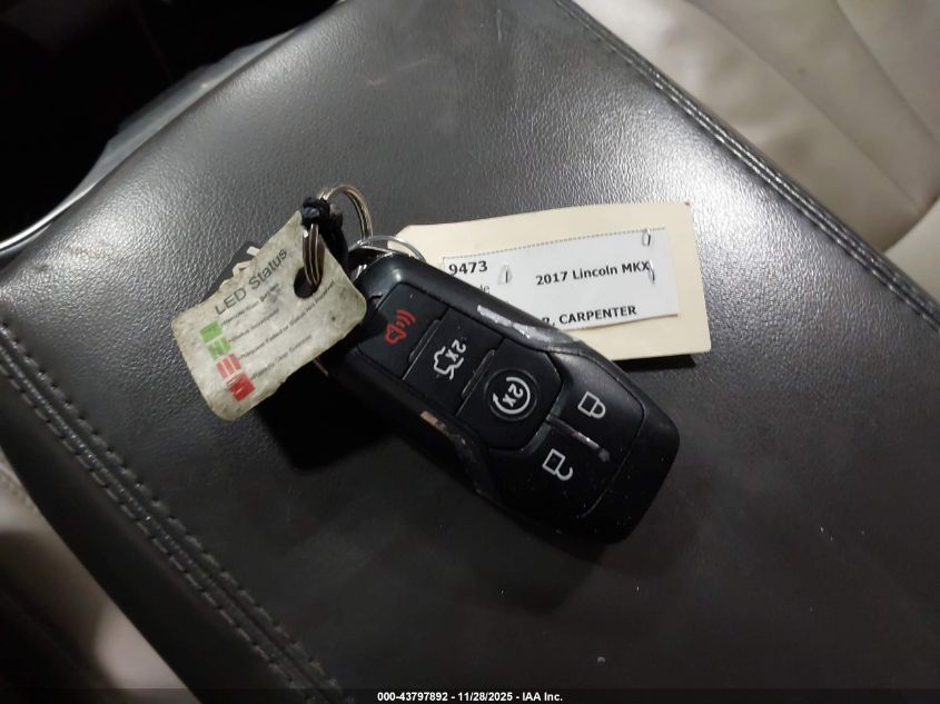 2017 Lincoln Mkx Reserve VIN: 2LMPJ8LP6HBL38211 Lot: 43797892