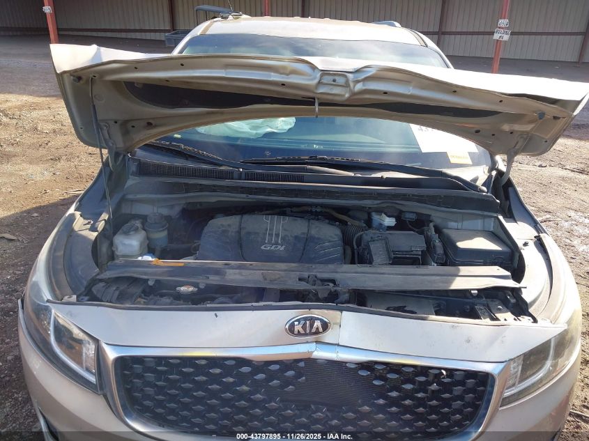 2016 Kia Sedona Ex VIN: KNDMC5C19G6138377 Lot: 43797895