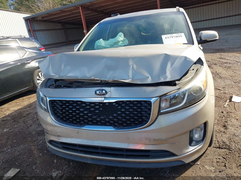 2016 Kia Sedona Ex VIN: KNDMC5C19G6138377 Lot: 43797895