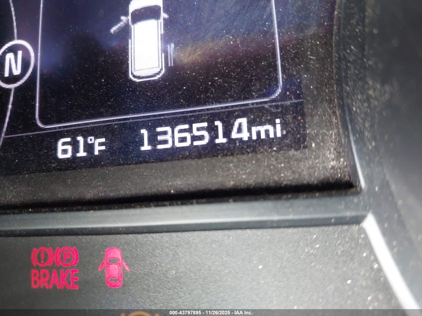 2016 Kia Sedona Ex VIN: KNDMC5C19G6138377 Lot: 43797895