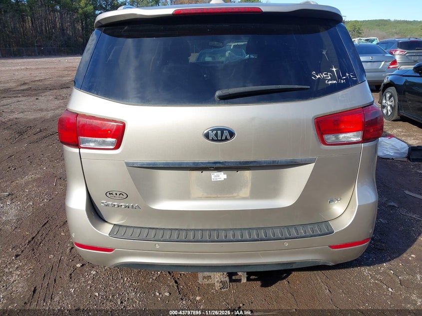 2016 Kia Sedona Ex VIN: KNDMC5C19G6138377 Lot: 43797895