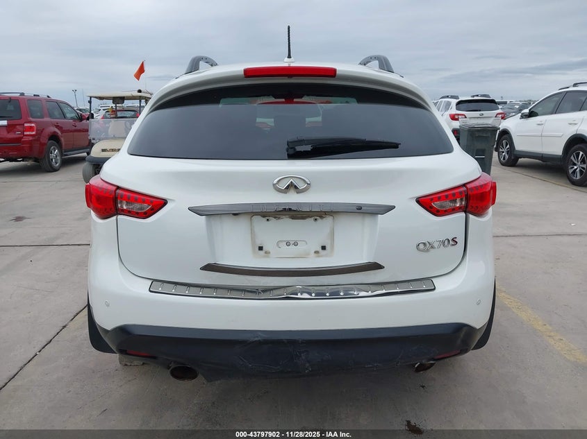 2016 Infiniti Qx70 VIN: JN8CS1MW8GM400228 Lot: 43797902