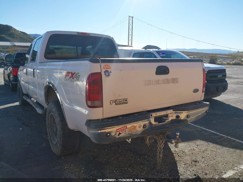 2003 Ford F-250 VIN: 1FTNW21PX3EC95255 Lot: 43798001