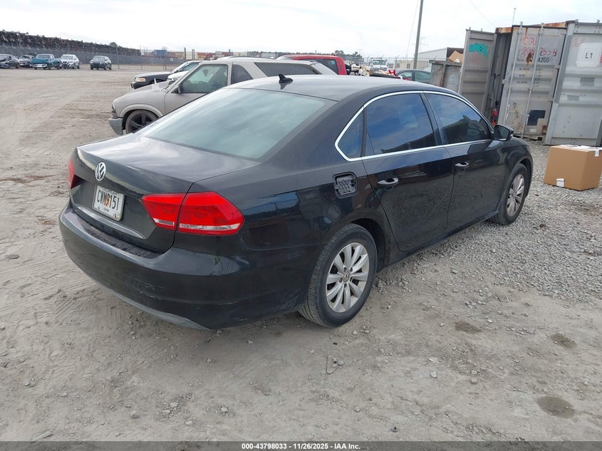 1VWBH7A38DC079857 2013 VOLKSWAGEN PASSAT photo no. 4