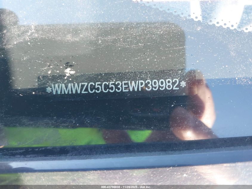 2014 Mini Countryman Cooper S VIN: WMWZC5C53EWP39982 Lot: 43798038